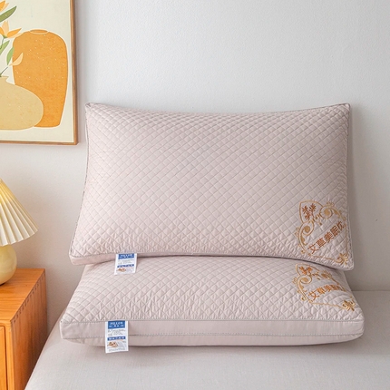 91家纺网 家纺一手货源 找家纺 （总）佳尚枕芯 2025新款艾草美眠单双边枕成人家用羽丝棉枕头枕芯学生宿舍 枕头枕芯