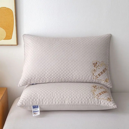 91家纺网 家纺一手货源 找家纺 （总）佳尚枕芯 2025新款艾草美眠单双边枕成人家用羽丝棉枕头枕芯学生宿舍 枕头枕芯