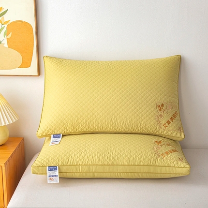91家纺网 家纺一手货源 找家纺 （总）佳尚枕芯 2025新款艾草美眠单双边枕成人家用羽丝棉枕头枕芯学生宿舍 枕头枕芯