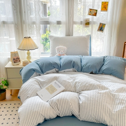 91家纺网 家纺一手货源 找家纺 （总）悦织湾家纺 2025新款105克水洗棉磨毛四件套