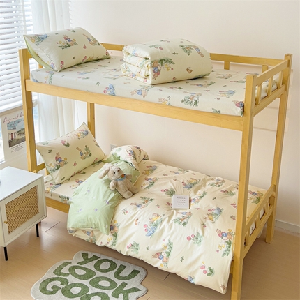 91家纺网 家纺一手货源 找家纺 （总）名兮家居 2024新款全棉印花学生款多件套