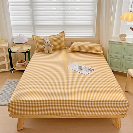 91家纺网 家纺一手货源 找家纺 （总）楠沐家纺 2025新款亲肤印花芦荟棉水洗棉床笠系列