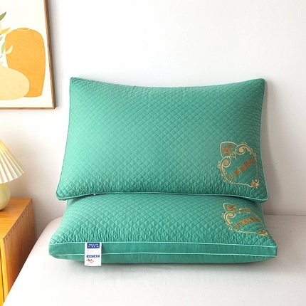 91家纺网 家纺一手货源 找家纺 （总）佳尚枕芯 2025新款艾草美眠单双边枕成人家用羽丝棉枕头枕芯学生宿舍 枕头枕芯