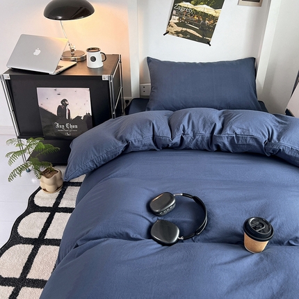 91家纺网 家纺一手货源 找家纺 （总）悦织湾家纺 2025新款105克水洗棉磨毛四件套