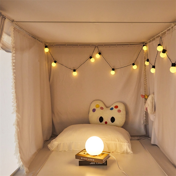 91家纺网 家纺一手货源 找家纺 艾晶美家纺有限公司 2025新款韩式纯色学生床帘蚊帐 时尚灰