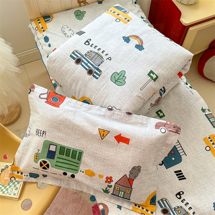 91家纺网 家纺一手货源 找家纺 （总）简宜家居 2025新款全棉幼儿园儿童套件三件套多件套