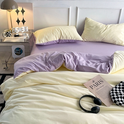 91家纺网 家纺一手货源 找家纺 （总）悦织湾家纺 2025新款105克水洗棉磨毛四件套