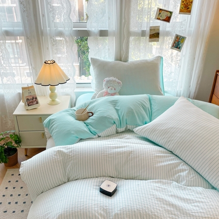 91家纺网 家纺一手货源 找家纺 （总）悦织湾家纺 2025新款105克水洗棉磨毛四件套