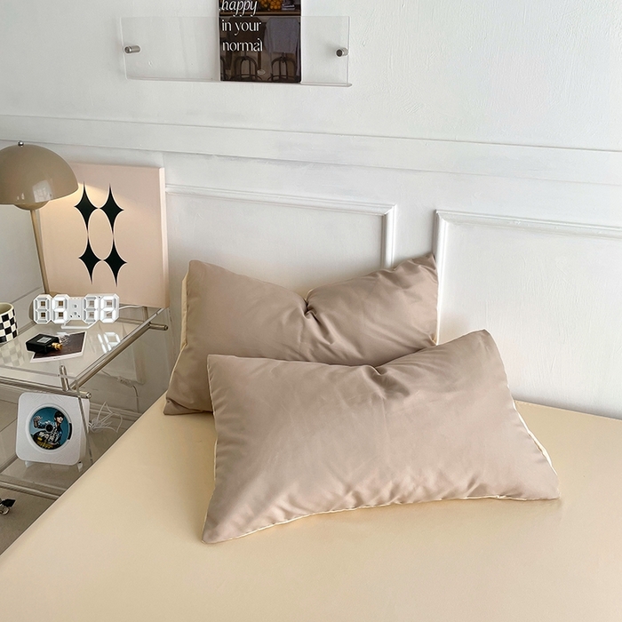 91家纺网 家纺一手货源 找家纺 悦织湾家纺 2025新款105克水洗棉磨毛四件套 焦糖玛奇朵