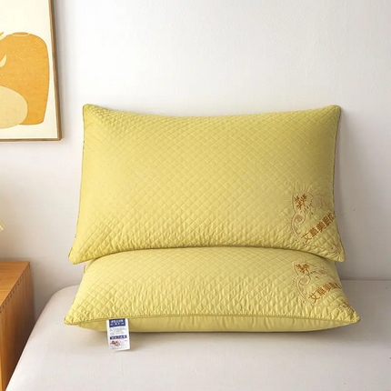 91家纺网 家纺一手货源 找家纺 （总）佳尚枕芯 2025新款艾草美眠单双边枕成人家用羽丝棉枕头枕芯学生宿舍 枕头枕芯