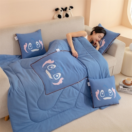 91家纺网 家纺一手货源 找家纺 （总）乐坊 2024新款贴布绣抱枕被