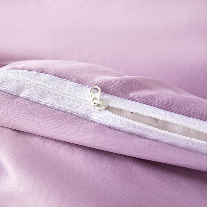 91家纺网 家纺一手货源 找家纺 罗艺轩 2024新款贡缎夹棉中国风新中式系列床裙款四件套 中国风-茉莉紫