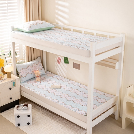 91家纺网 家纺一手货源 找家纺 芷凡家纺 2024新款A类水洗云朵棉学生床软垫 淑女兔