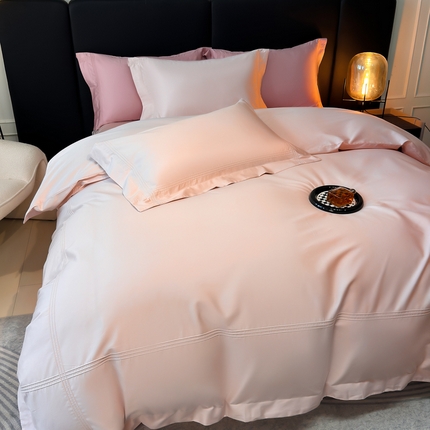 91家纺网 家纺一手货源 找家纺 （总）淼铭家纺 2025新款长绒棉三线埋绳工艺四件套-轩尼诗