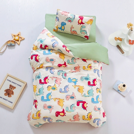 91家纺网 家纺一手货源 找家纺 （总）吉咪兔2024年新品A类60支幼儿园被子三件套宝宝被套纯棉儿童六件套