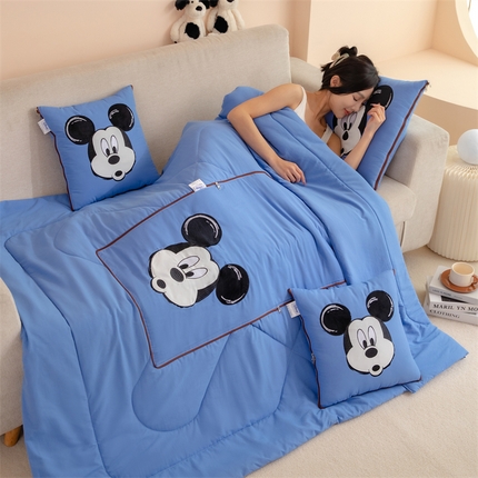 91家纺网 家纺一手货源 找家纺 （总）乐坊 2024新款贴布绣抱枕被