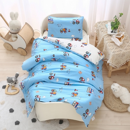 91家纺网 家纺一手货源 找家纺 （总）吉咪兔2024年新品A类60支幼儿园被子三件套宝宝被套纯棉儿童六件套