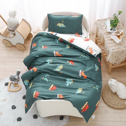 91家纺网 家纺一手货源 找家纺 （总）吉咪兔2024年新品A类60支幼儿园被子三件套宝宝被套纯棉儿童六件套