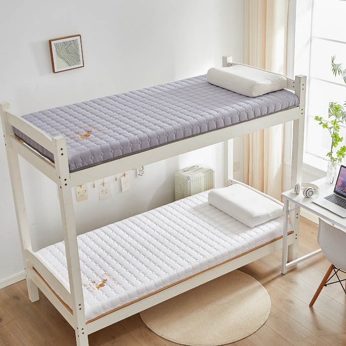 91家纺网 家纺一手货源 找家纺 鹿辉家居（原吉欧力） 2024新款柔肤棉新疆棉花床垫 白色