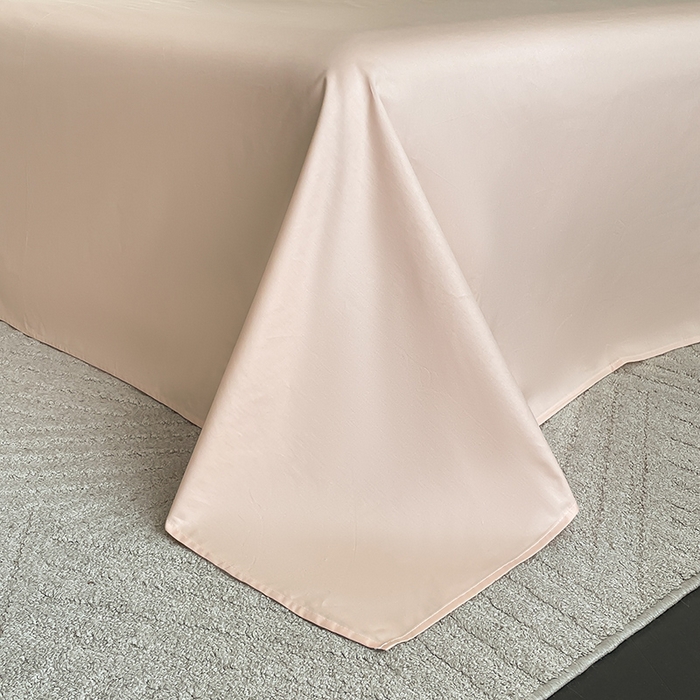 91家纺网 家纺一手货源 找家纺 澳梵家居 2024新款全棉嵌绳四件套--minmin系列 minmin奶昔白-白桃粉