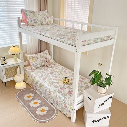 名兮家居 2024新款学生床上下铺全棉床单  玛丽春天