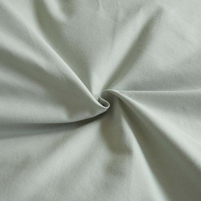 91家纺网 家纺一手货源 找家纺 澳梵家居 2024新款秋冬纯色全棉磨毛四件套--素色如锦系列 锦绣绿-幻影灰