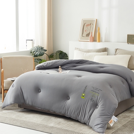 91家纺网 家纺一手货源 找家纺 （总）2024新款小亲芯a类针织棉保暖大豆冬被春秋被学生被芯