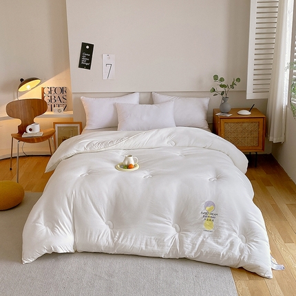 91家纺网 家纺一手货源 找家纺 （总）2024新款a类小提花生态滋润大豆冬被春秋被冬被被子被芯