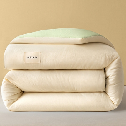 91家纺网 家纺一手货源 找家纺 （总）莱登卡奴 2025春夏款A类原棉水洗棉贴标款大豆被夏被