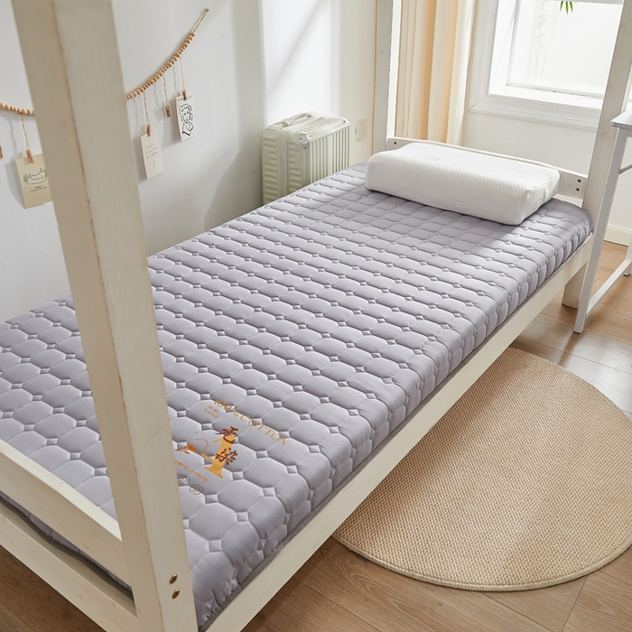 91家纺网 家纺一手货源 找家纺 鹿辉家居（原吉欧力） 2024新款柔肤棉新疆棉花床垫 灰色