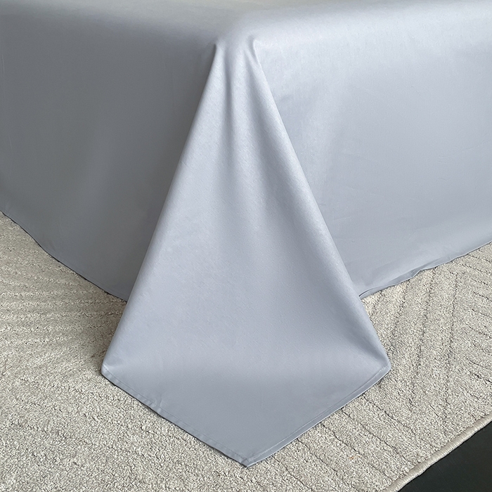 91家纺网 家纺一手货源 找家纺 澳梵家居 2024新款全棉嵌绳四件套--minmin系列 minmin绅士蓝灰