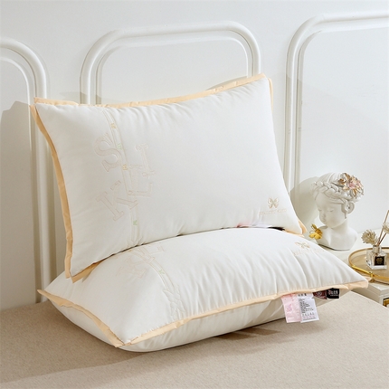 91家纺网 家纺一手货源 找家纺 （总）梦叶草 2025枕芯抗菌防螨丝柔集酒店枕芯舒适护颈枕头