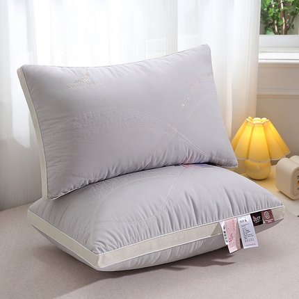 91家纺网 家纺一手货源 找家纺 （总）梦叶草 2025枕芯抗菌防螨丝柔集酒店枕芯舒适护颈枕头