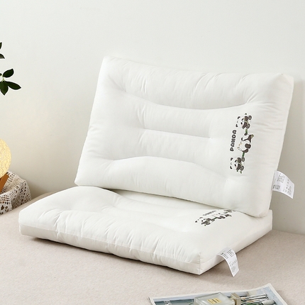 91家纺网 家纺一手货源 找家纺 （总）梦叶草 2024新款母婴熊猫躺平枕趴睡平枕枕头儿童学生枕芯成人护颈枕芯