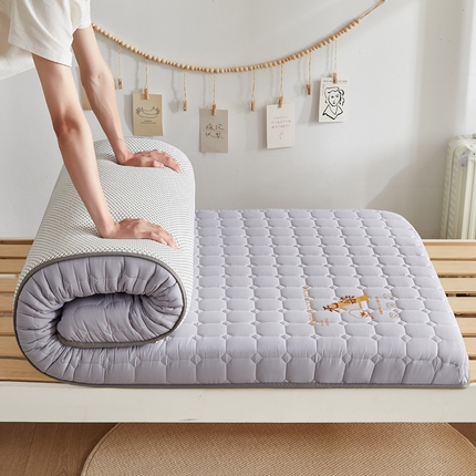 鹿辉家居（原吉欧力） 2024新款柔肤棉新疆棉花床垫 灰色