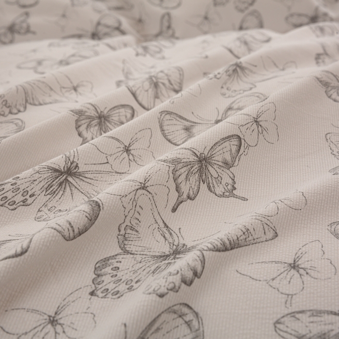 91家纺网 家纺一手货源 找家纺 富之航家纺 2024新款小清新床盖四件套公主风提花针织棉床盖四件套 梦蝶