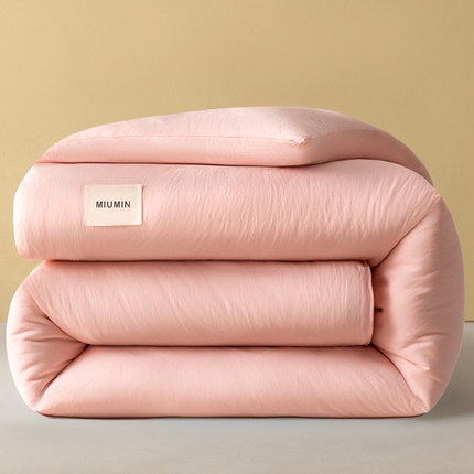 91家纺网 家纺一手货源 找家纺 （总）莱登卡奴 2025春夏款A类原棉水洗棉贴标款大豆被夏被