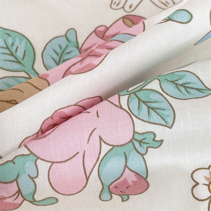 91家纺网 家纺一手货源 找家纺 名兮家居 2024新款学生床上下铺全棉床单  玛丽春天