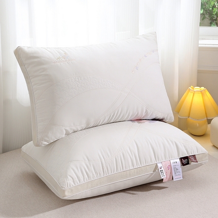 91家纺网 家纺一手货源 找家纺 （总）梦叶草 2025枕芯抗菌防螨丝柔集酒店枕芯舒适护颈枕头