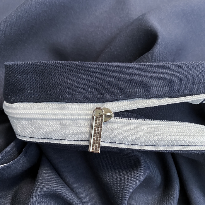 91家纺网 家纺一手货源 找家纺 悦织湾家纺 2025新款纯色床单款芦荟棉四件套 伯爵蓝