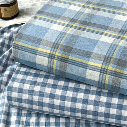 2025新款全棉色织水洗棉床单学生宿舍单人双人床单系列 莫妮兰