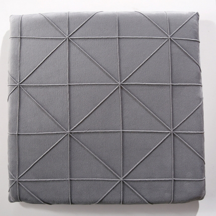 91家纺网 家纺一手货源 找家纺 （总）爱家居 2024新款米字格荷兰绒记忆棉坐垫 