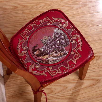 91家纺网 家纺一手货源 找家纺 （总）爱家居 2024新款提花高精密餐椅垫