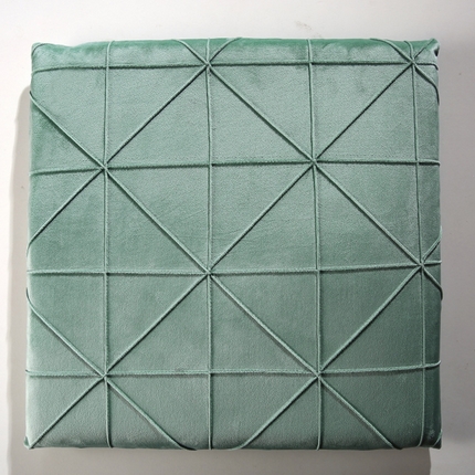 91家纺网 家纺一手货源 找家纺 （总）爱家居 2024新款米字格荷兰绒记忆棉坐垫 