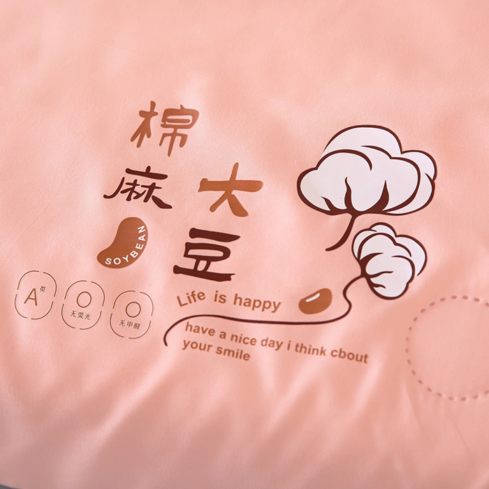 91家纺网 家纺一手货源 找家纺 鹿小帅纺织品 2024新款棉麻大豆夏被 优雅玉