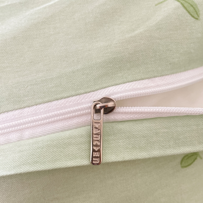 91家纺网 家纺一手货源 找家纺 2024新款全棉小清新印花单品套件--四件套 甜糖奶咖