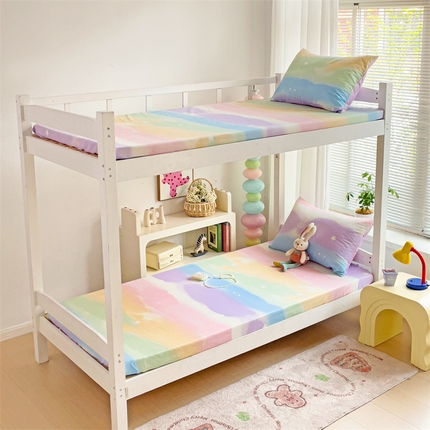 91家纺网 家纺一手货源 找家纺 （总）名兮家居 2024新款学生床上下铺全棉床笠