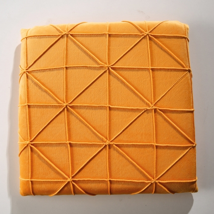 91家纺网 家纺一手货源 找家纺 （总）爱家居 2024新款米字格荷兰绒记忆棉坐垫 