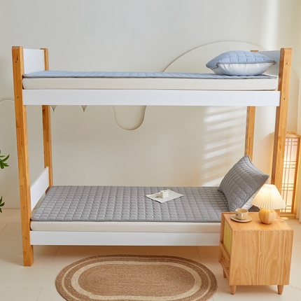 鑫钰 2025新款学生宿舍A类水洗棉大豆夹棉系列-简格 简格-绅士灰