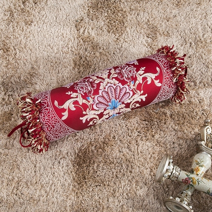 91家纺网 家纺一手货源 找家纺 （总）爱家居 2024新款高精密提花糖果枕（加大）